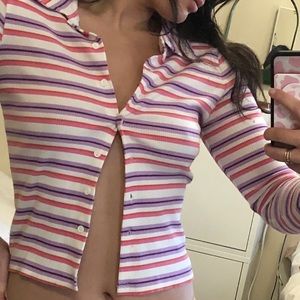 Delias x dollskill striped cardi